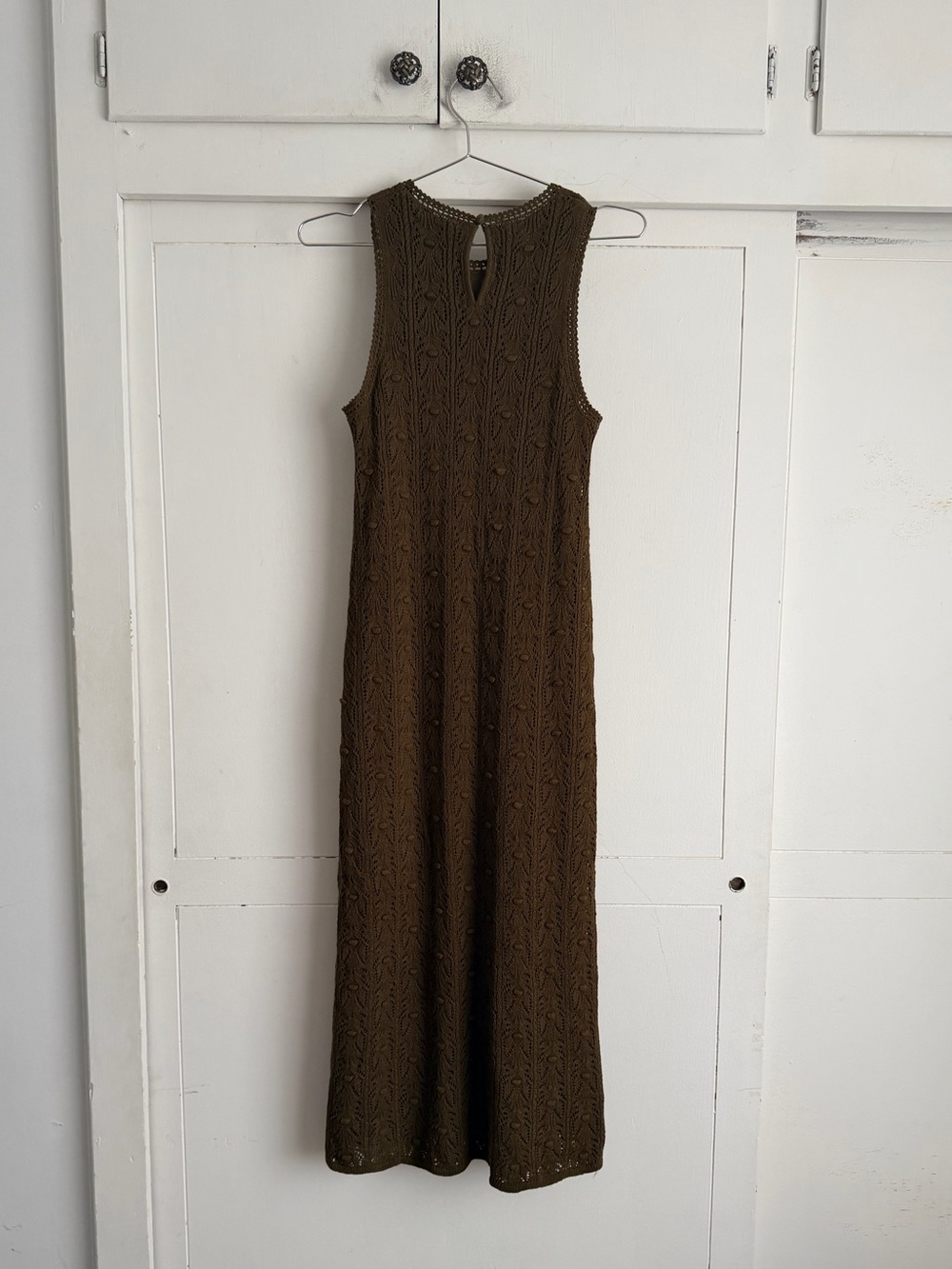 Sezane Wilma Dress - Kaki - Picture 4 of 7